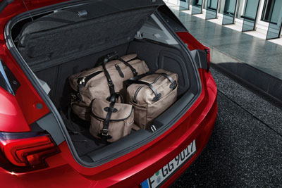 Bagażnik Opel Astra K hatchback 5d, torby