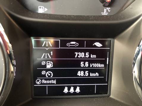 Średnie spalanie Opel Astra V benzyna Turbo 150KM