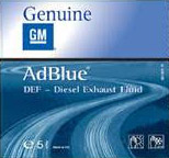Etykieta płynu AdBlue