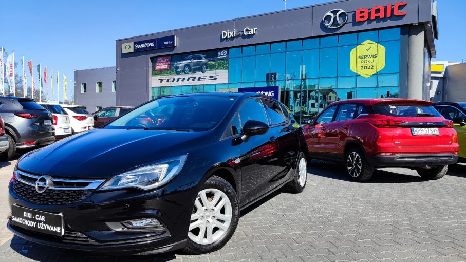 Opel Astra K 1.4T Niski Przebieg Kolor Ekran Kamera Navi Serwis ASO Gwarancja